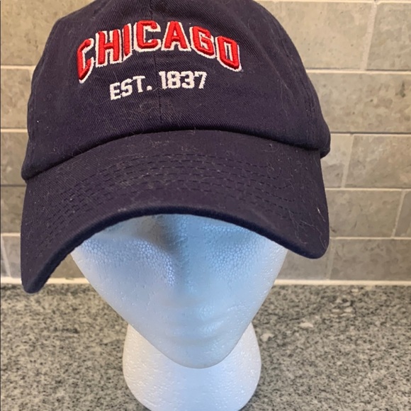 Chicago Navy Blue Baseball Cap - Picture 2 of 5